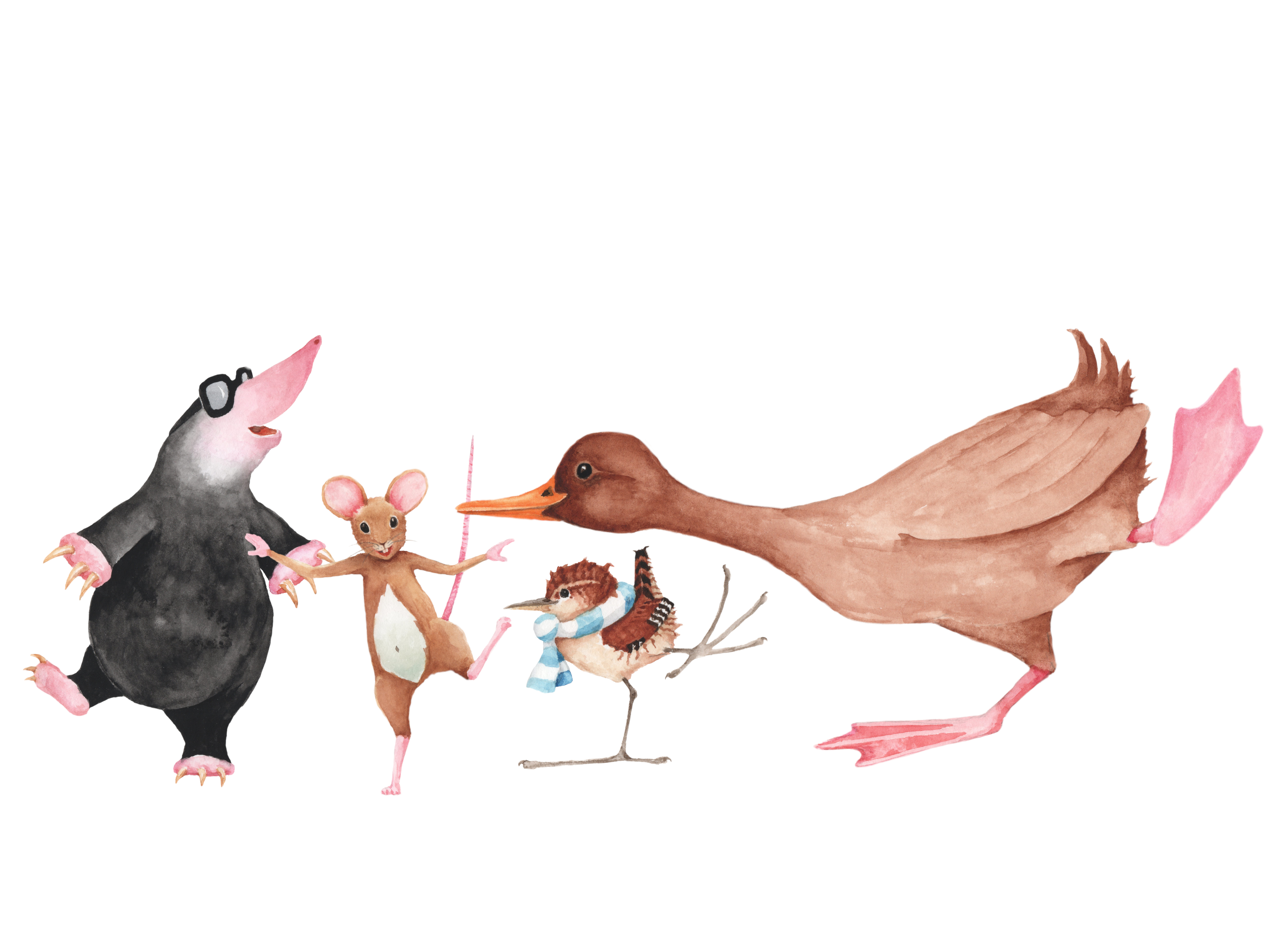 <b>op één been staan